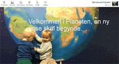 Desktop Screenshot of bornehuset-planeten.dk